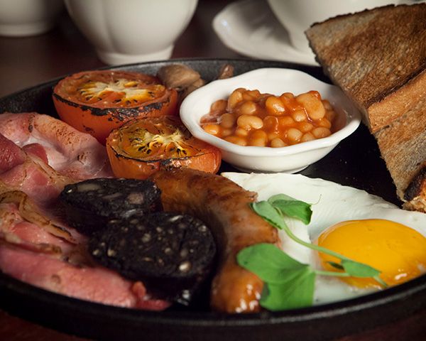 A Full Cooked breakfast at the Tempest Arms